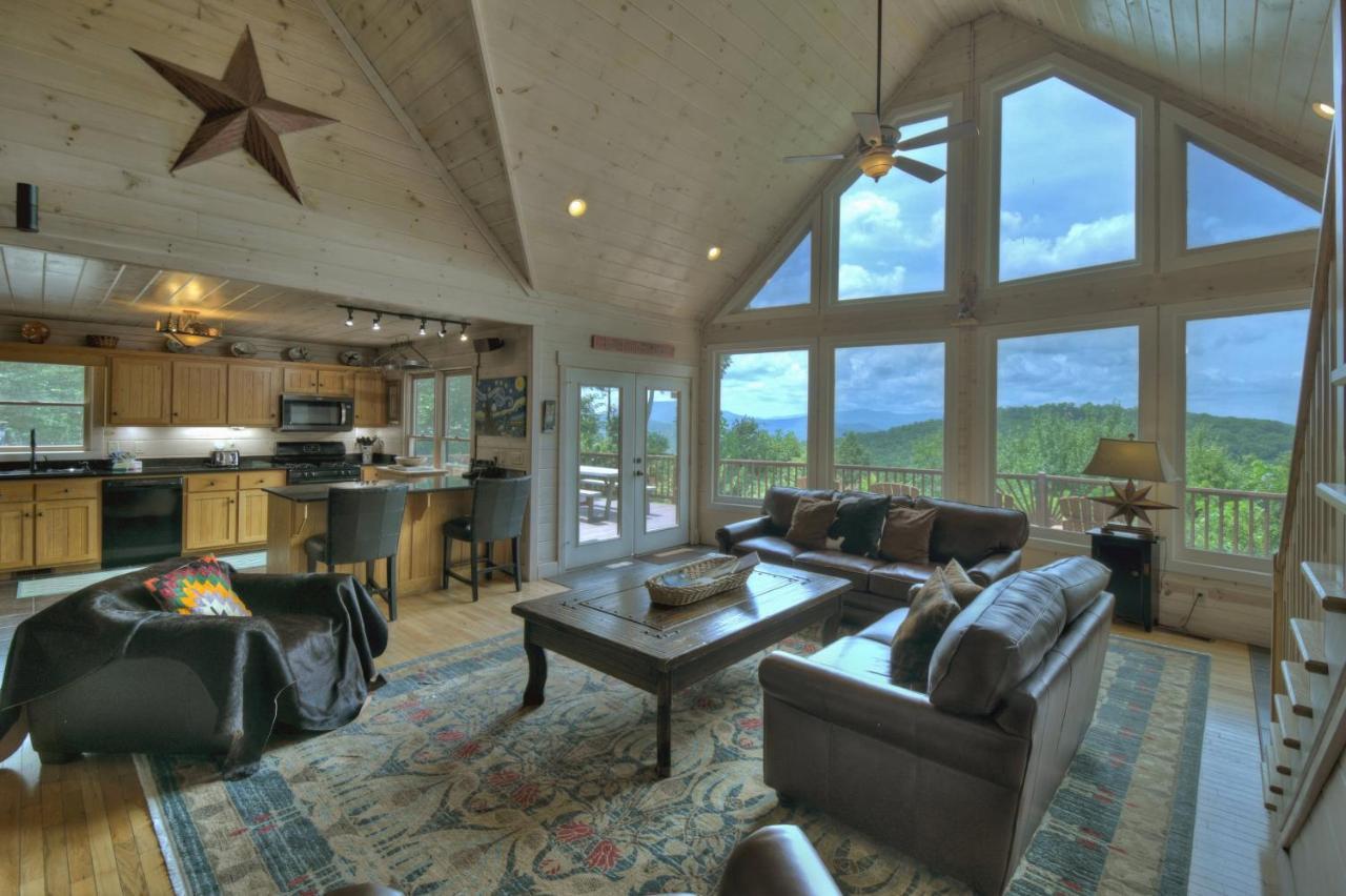 Champagne Chalet - Cuddleup Villa Morganton Exteriör bild
